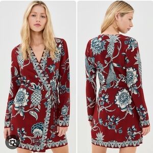 Farm Rio Wrap Minidress